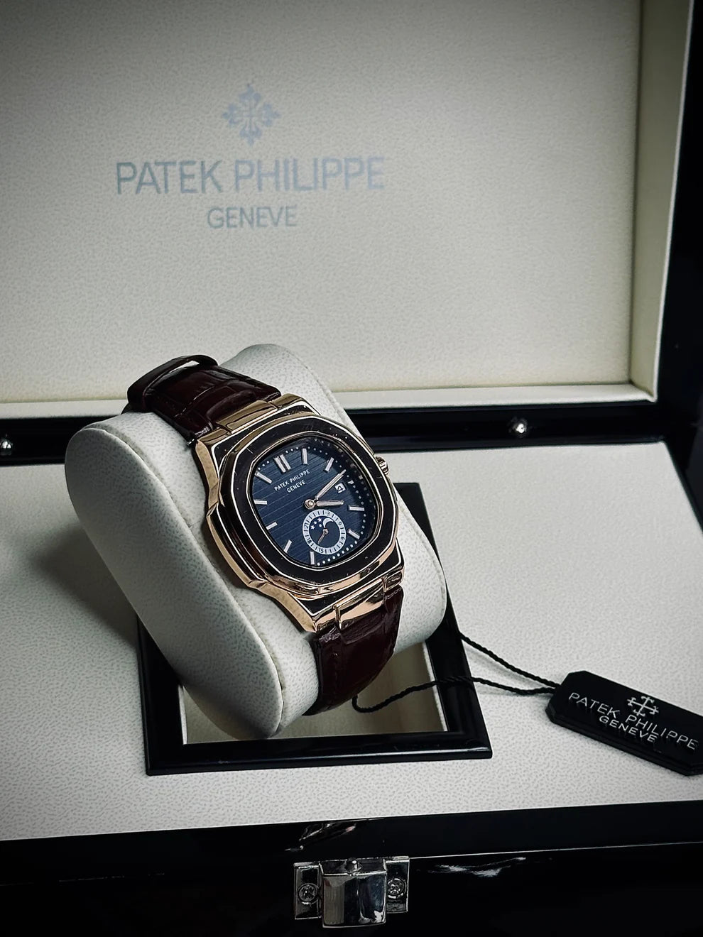Patek Phillipe Chronograph – Premium Leather Strap Edition