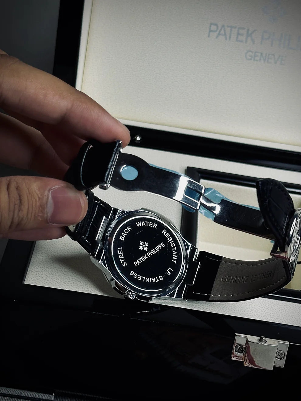 Patek Phillipe Chronograph – Premium Leather Strap Edition