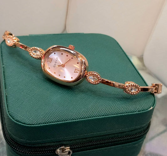 ladies’ braslate-style wristwatch