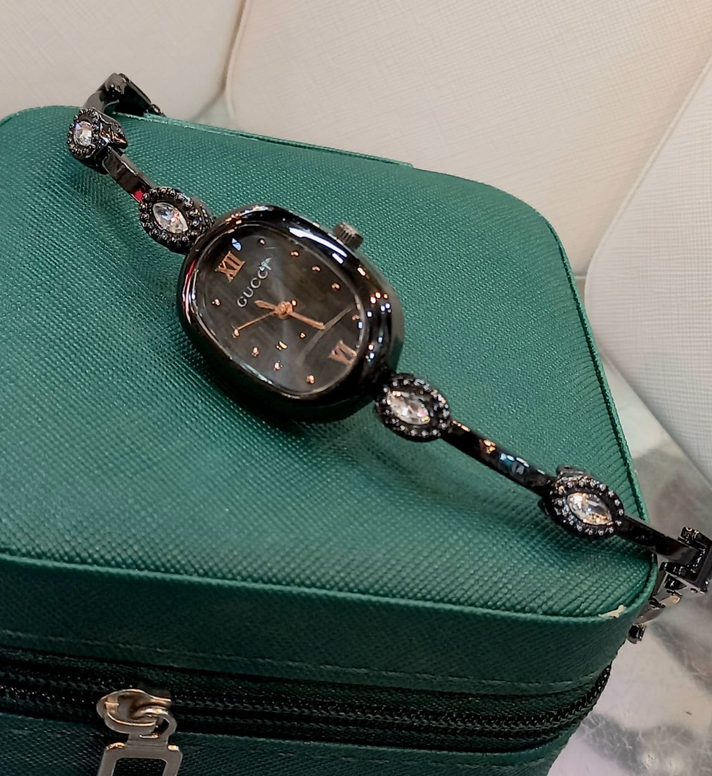 ladies’ braslate-style wristwatch