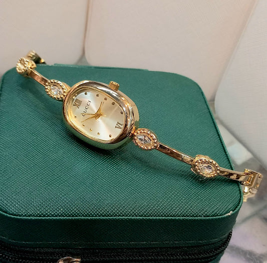 ladies’ braslate-style wristwatch