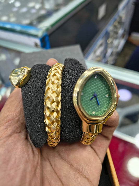 BVLGARI Golden Chain Trending Snake Watch