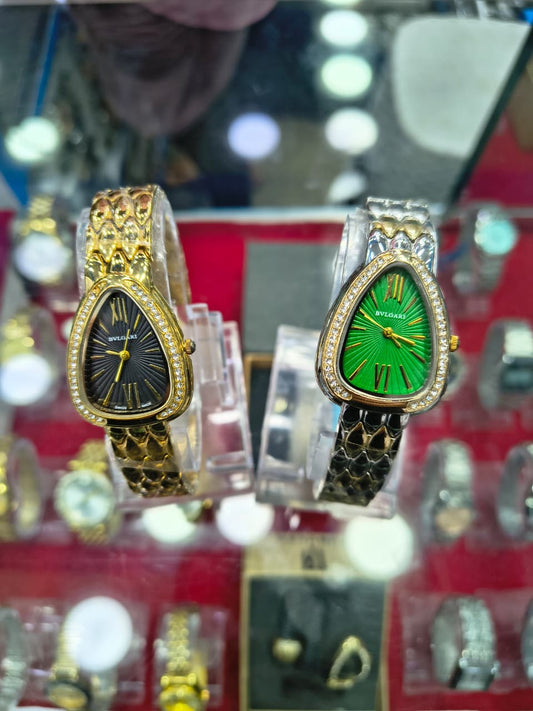 BVLGARI ladies' watches in two exquisite colors