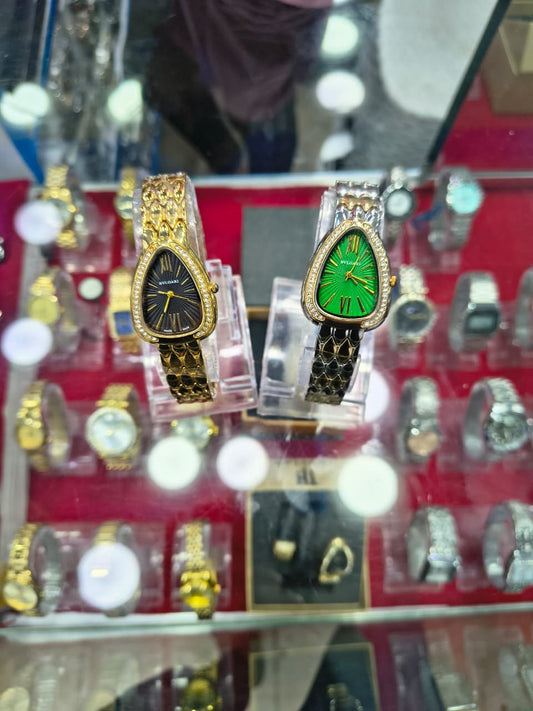 BVLGARI ladies' watches in two exquisite colors