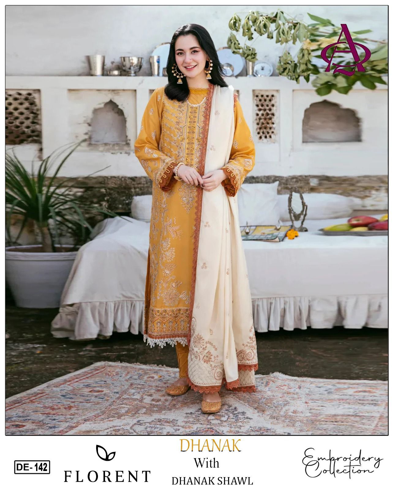 Dhanak Embroidered
