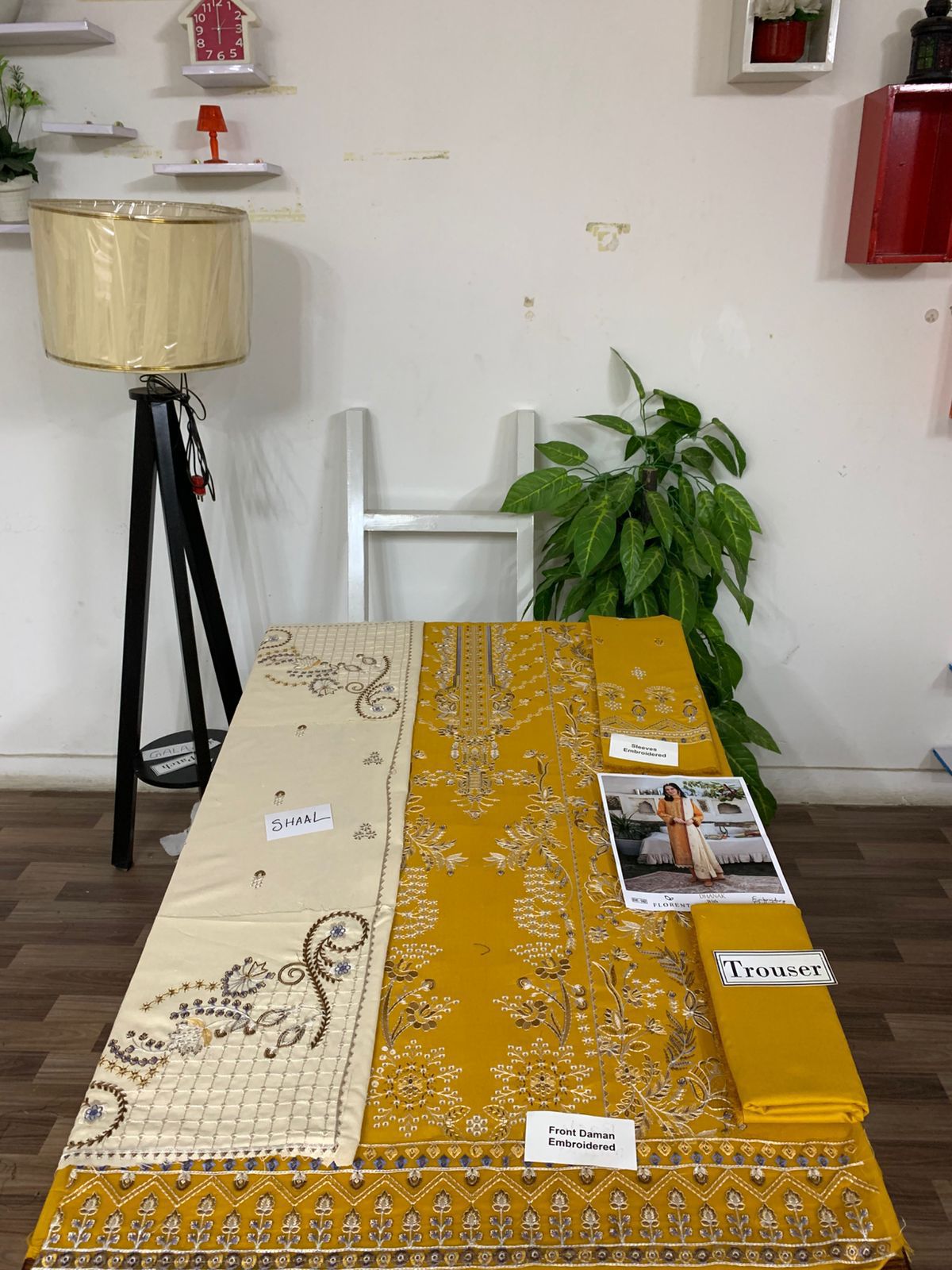 Dhanak Embroidered