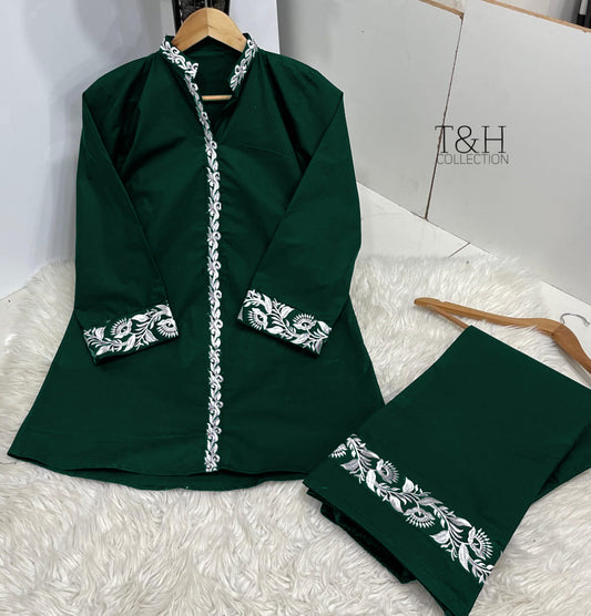 Article T&H Embroidered Cord Set