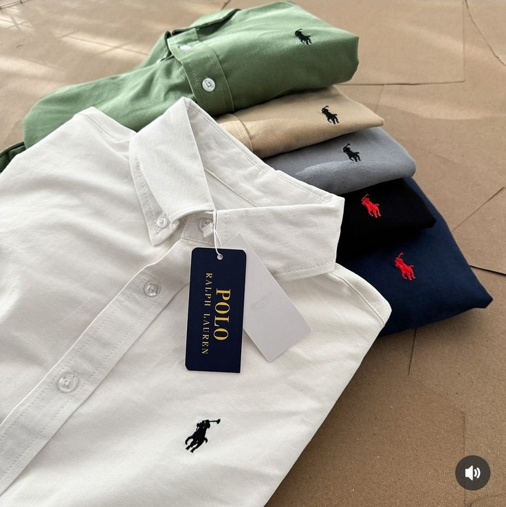 Ralph Lauren Collar Plain Shirts