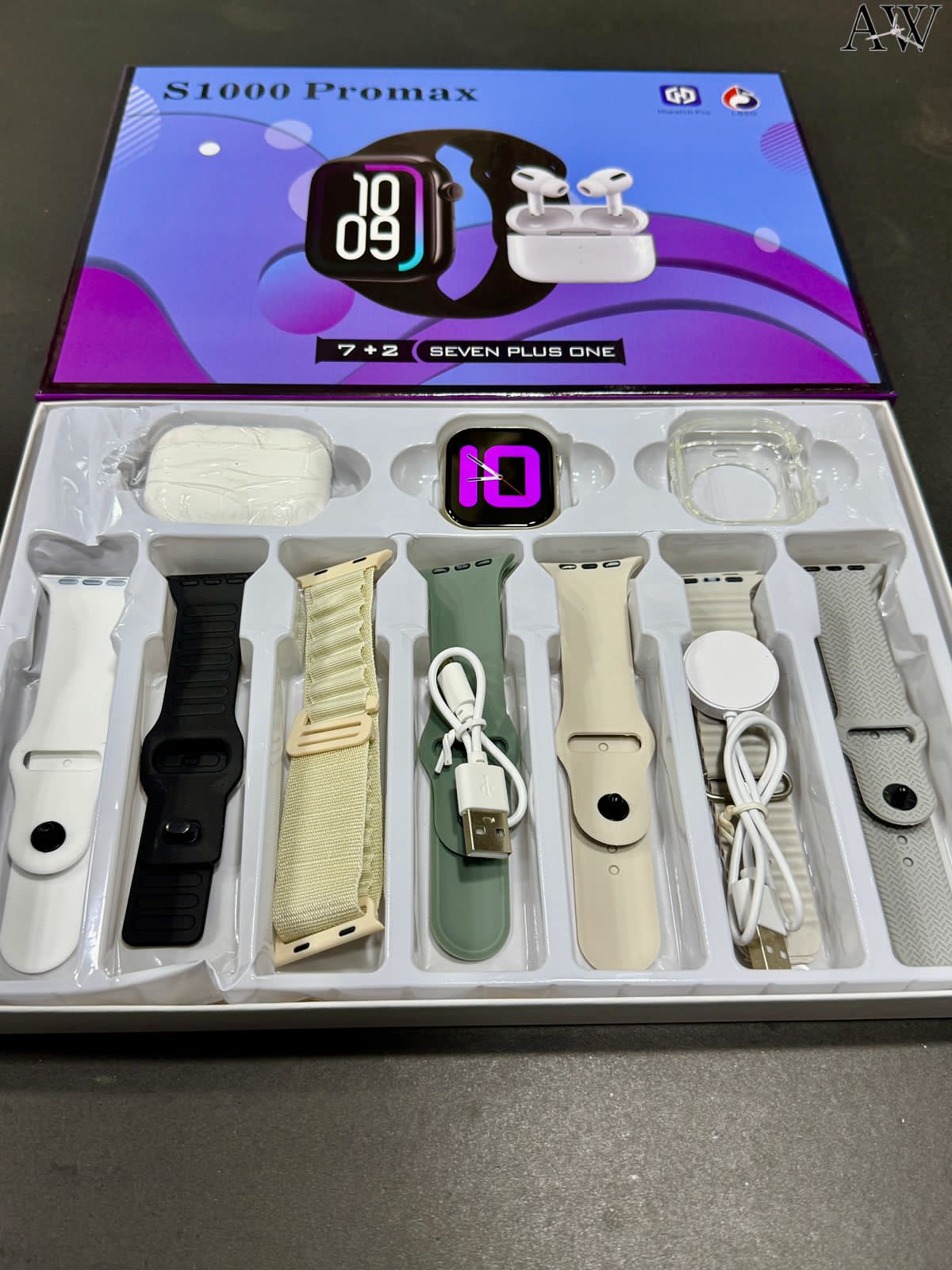 S1000 Pro Max Series X 7 in 1 With Free Air Pods