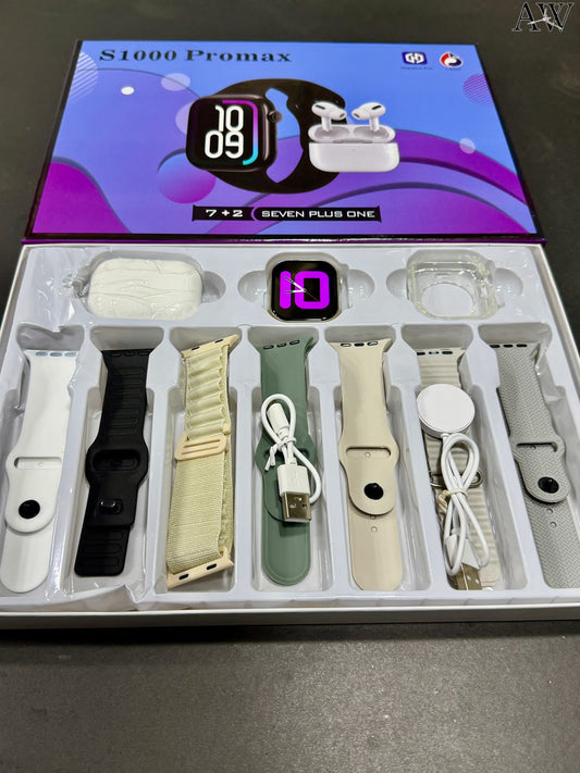 S1000 Pro Max Series X 7 in 1 With Free Air Pods