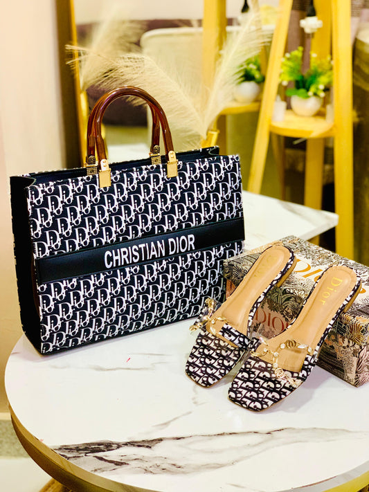 Christian Dior D Buckle Slipper + Dior DD Hand Bag 👜