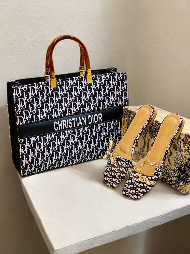 Christian Dior D Buckle Slipper + Dior DD Hand Bag 👜