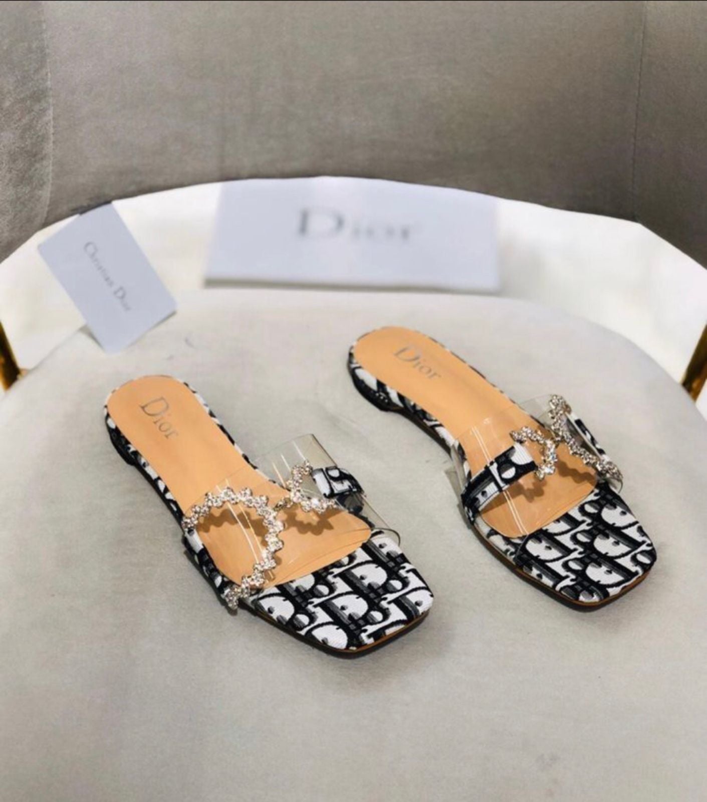 Dior D Buckle Slipper