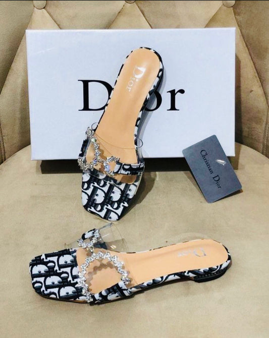 Dior D Buckle Slipper