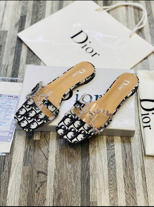 Dior D Buckle Slipper