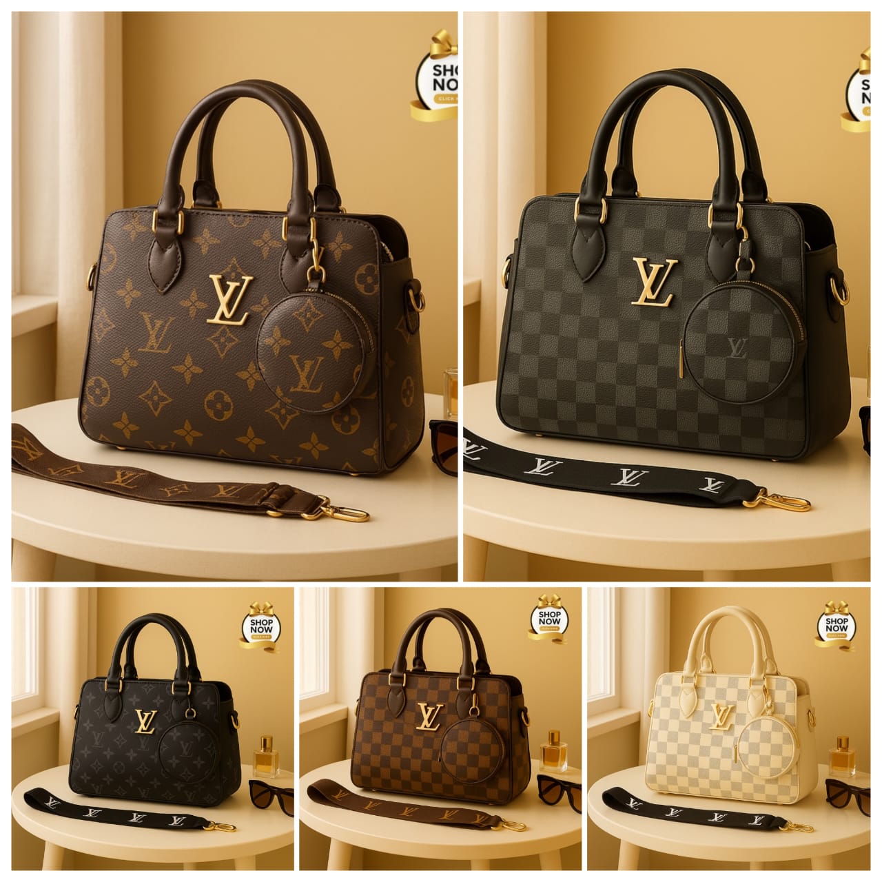 Lv 2Pcs High Quality Bags Set