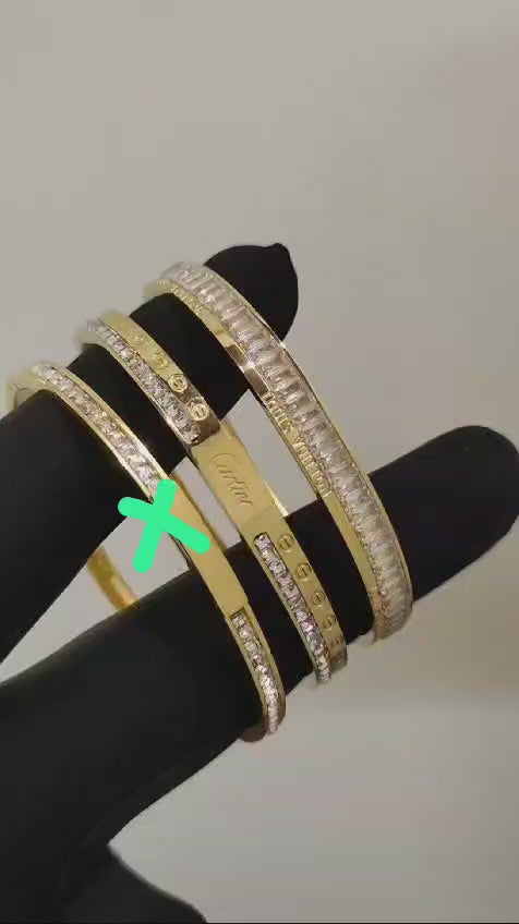 Cartier & Louis Vuitton Braclets Gold