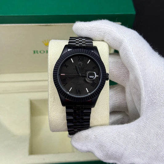 Rolex Date Just Black Edition