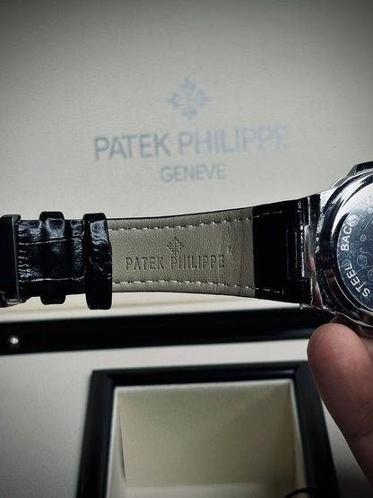 Patek Phillipe Chronograph – Premium Leather Strap Edition