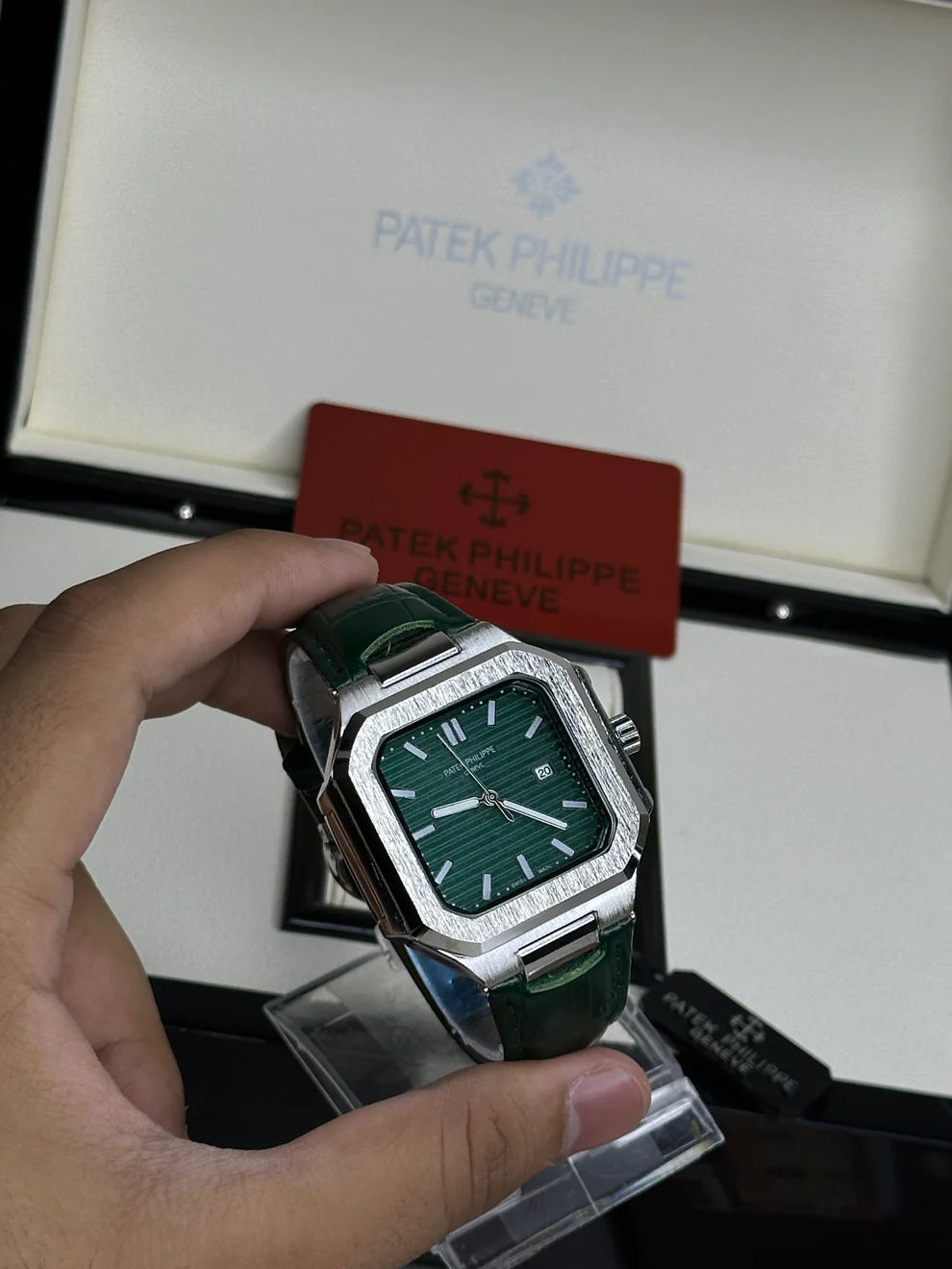 Patek Phillipe Square Leather Straps
