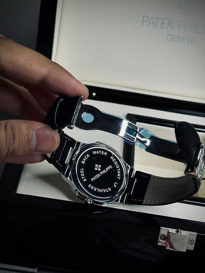 Patek Phillipe Chronograph – Premium Leather Strap Edition