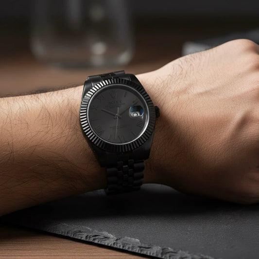 Rolex Date Just Black Edition