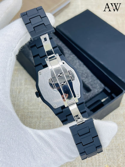 Black Arabic Watch High Quality Fiber