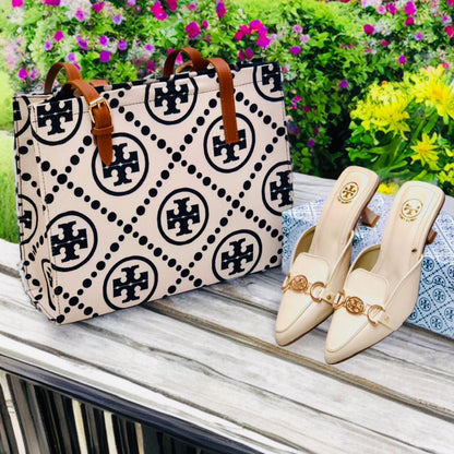 Tory Burch Heel + Tory Burch Tote Bag 💼