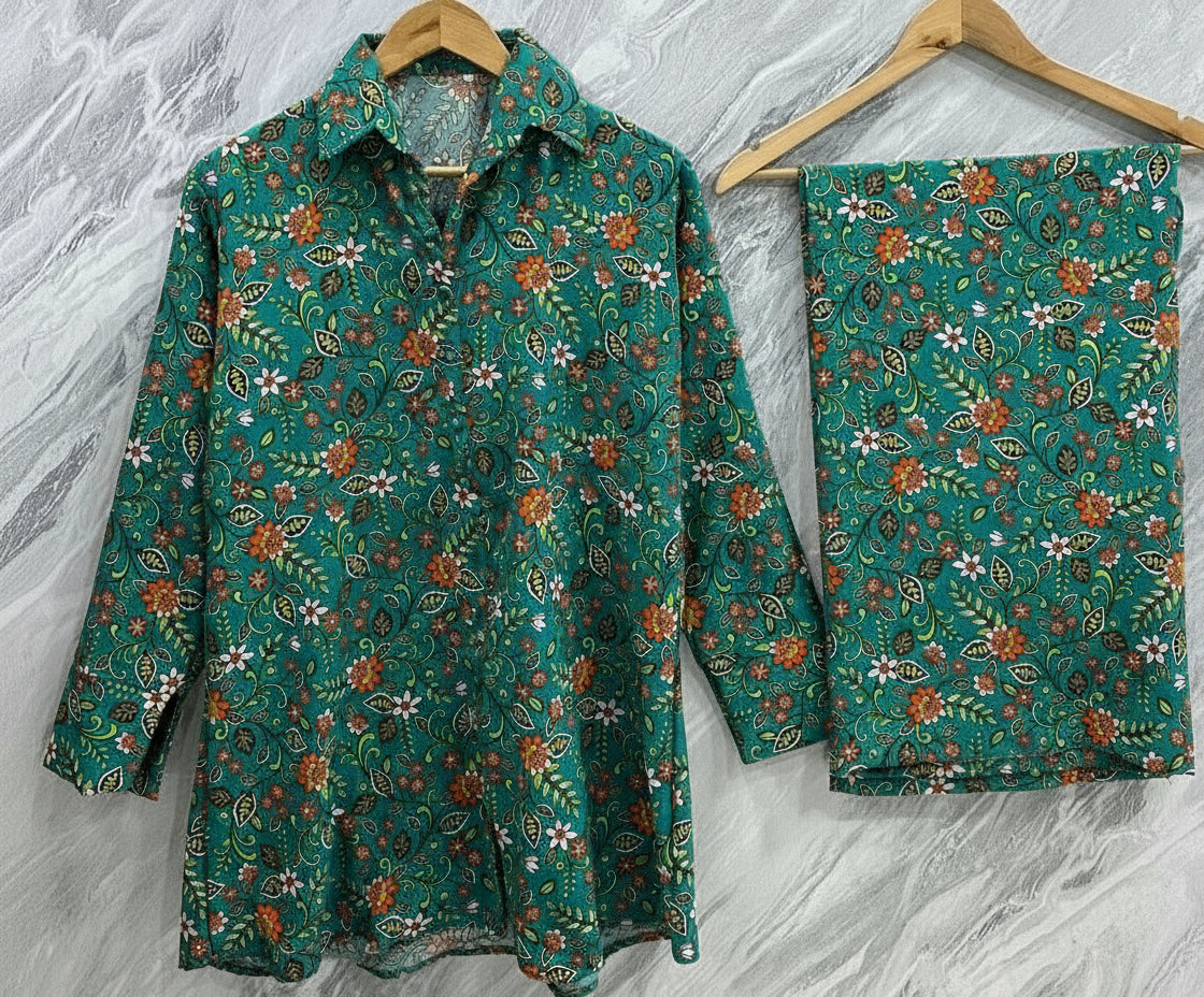 Article Fabric Botton Cord set