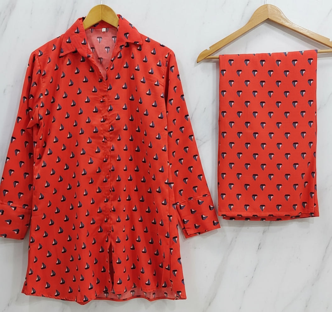 Article Fabric Botton Cord set