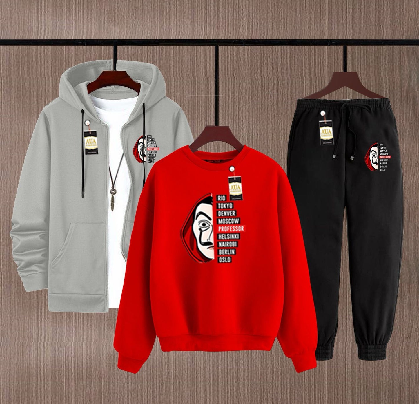 IMPORTED WESTERN TRACK SUIT FOR MEN $ WOMEN WINTER COLLECTION SWEATSHIRT & TROUSER