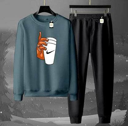 IMPORTED WESTERN TRACK SUIT FOR MEN $ WOMEN WINTER COLLECTION SWEATSHIRT & TROUSER
