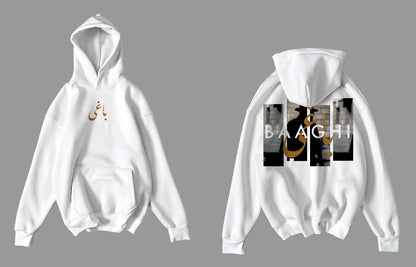 Pocket Stripe Baggy Hoodie