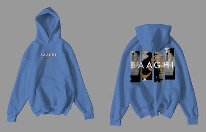 Pocket Stripe Baggy Hoodie