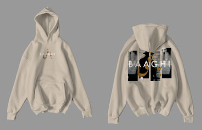 Pocket Stripe Baggy Hoodie