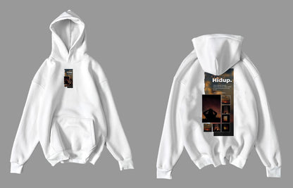 Pocket Stripe Baggy Hoodie