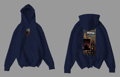 Pocket Stripe Baggy Hoodie