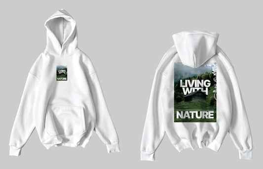 Pocket Stripe Baggy Hoodie