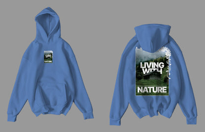 Pocket Stripe Baggy Hoodie