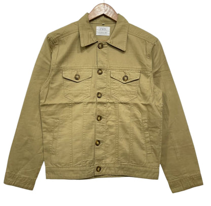 ZARA Gents Cotton denim jacket Full stretchable