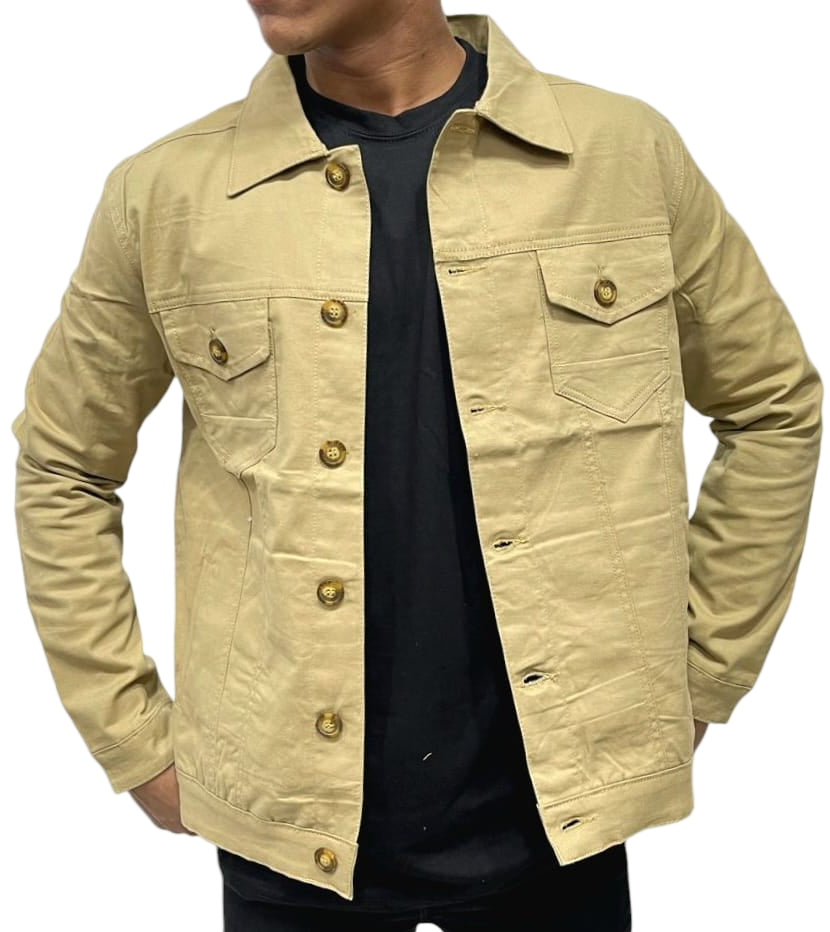 ZARA Gents Cotton denim jacket Full stretchable