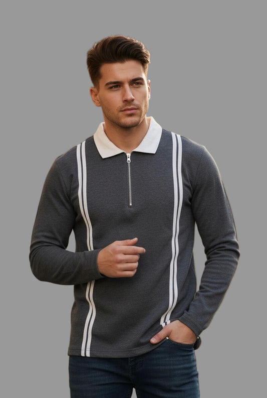 Winter Collection Old Money Polo Sweatshirt