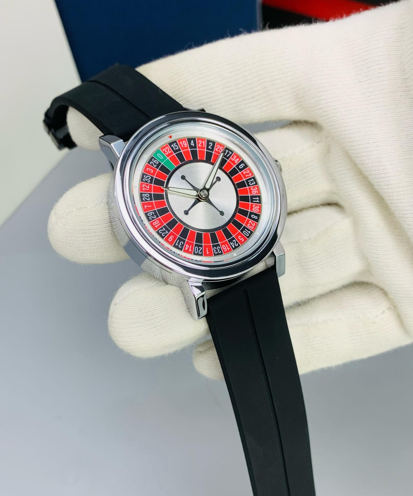 *CASINO DIAL *ROTATING WATCH REPLICA JACOB & CO.