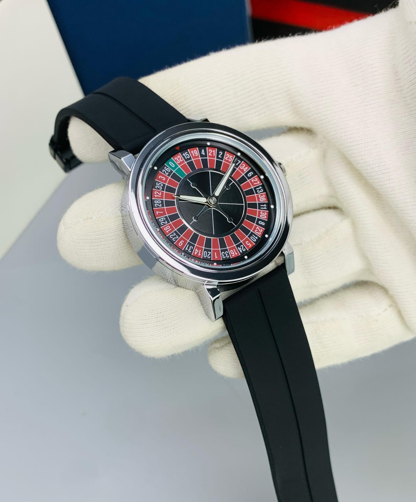 *CASINO DIAL *ROTATING WATCH REPLICA JACOB & CO.