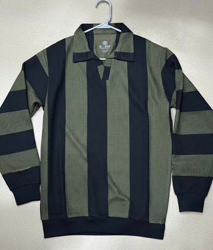 ZARA  Jhonny Polo Old Money Knitted Wear V-NECK