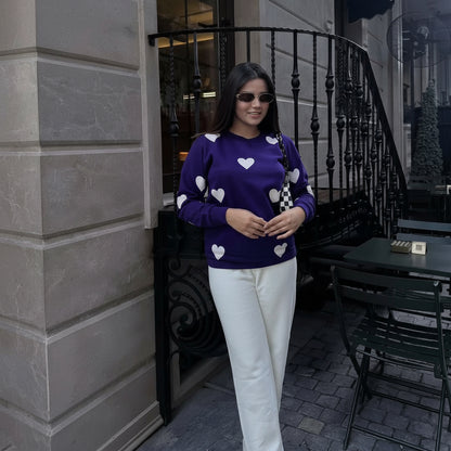 "Winter arrival" Heart Track Suite Shirt & Trouser