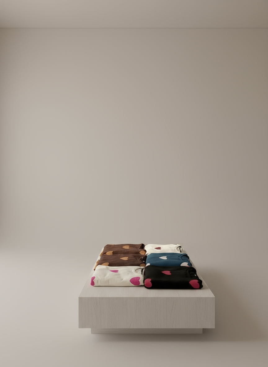 "Winter arrival" Heart Track Suite Shirt & Trouser