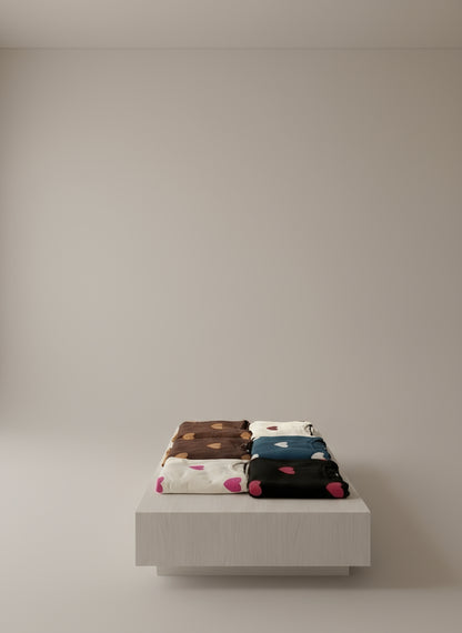 "Winter arrival" Heart Track Suite Shirt & Trouser