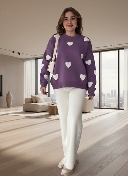 "Winter arrival" Heart Track Suite Shirt & Trouser