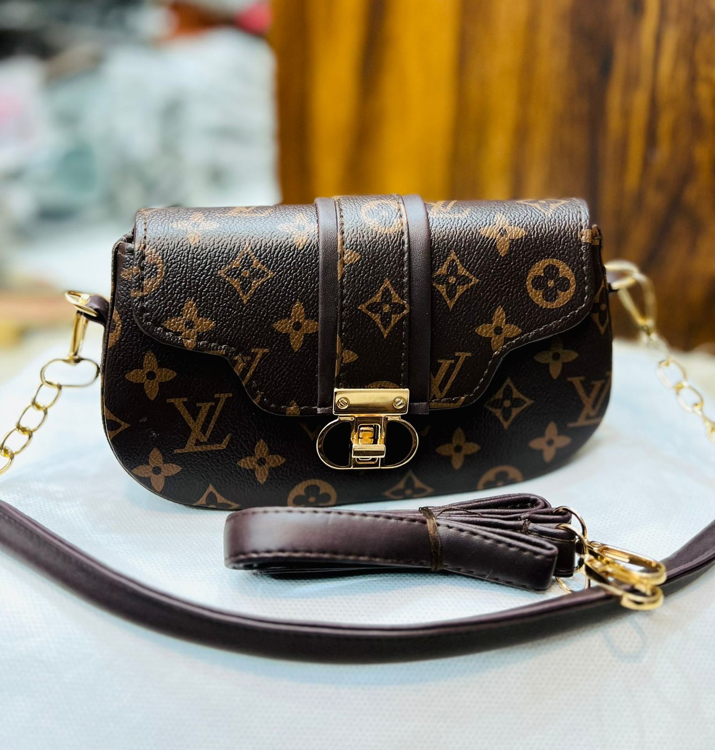 Girls crossbody with beautiful long strap and short strap AAA QUALITY